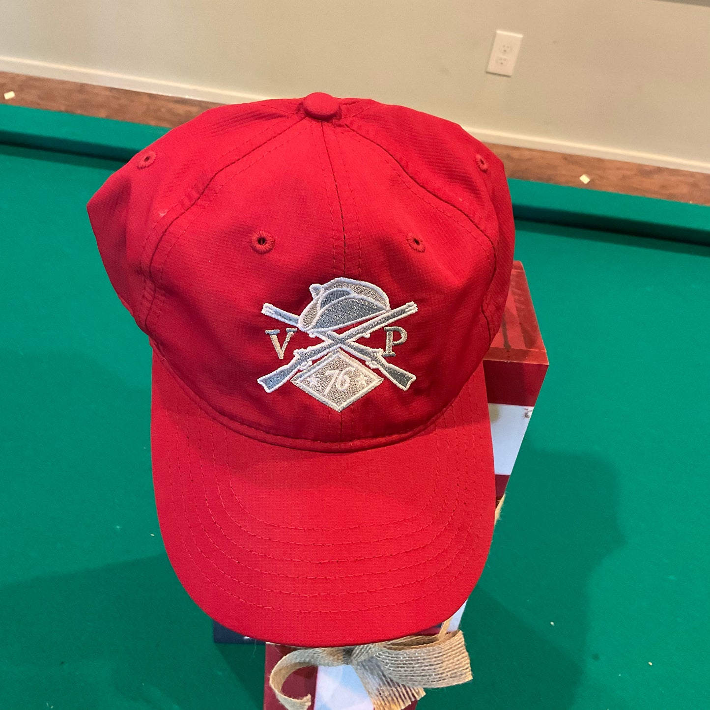 Red Vintage Patriot Muskets Crossed Logo Hat