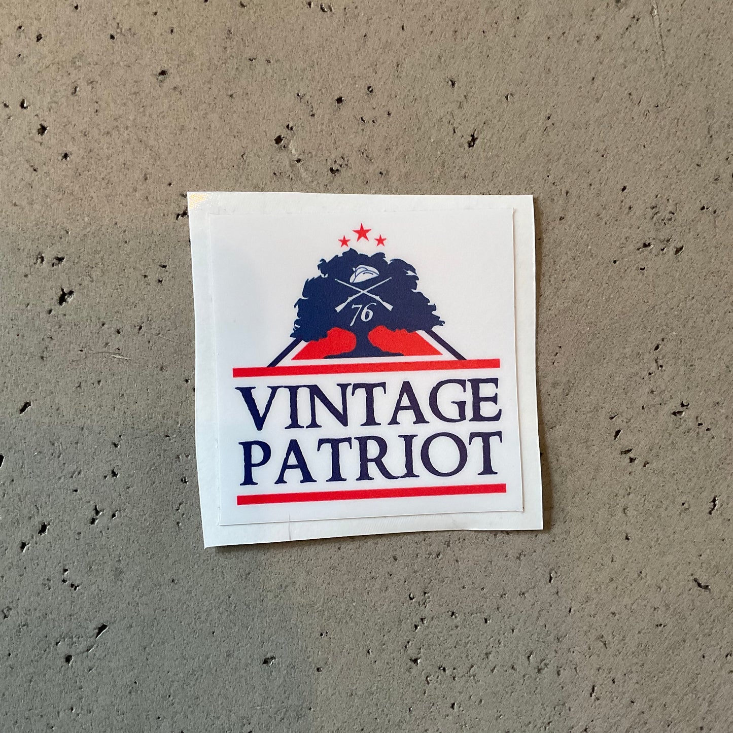 Vintage Patriot House Logo Sticker