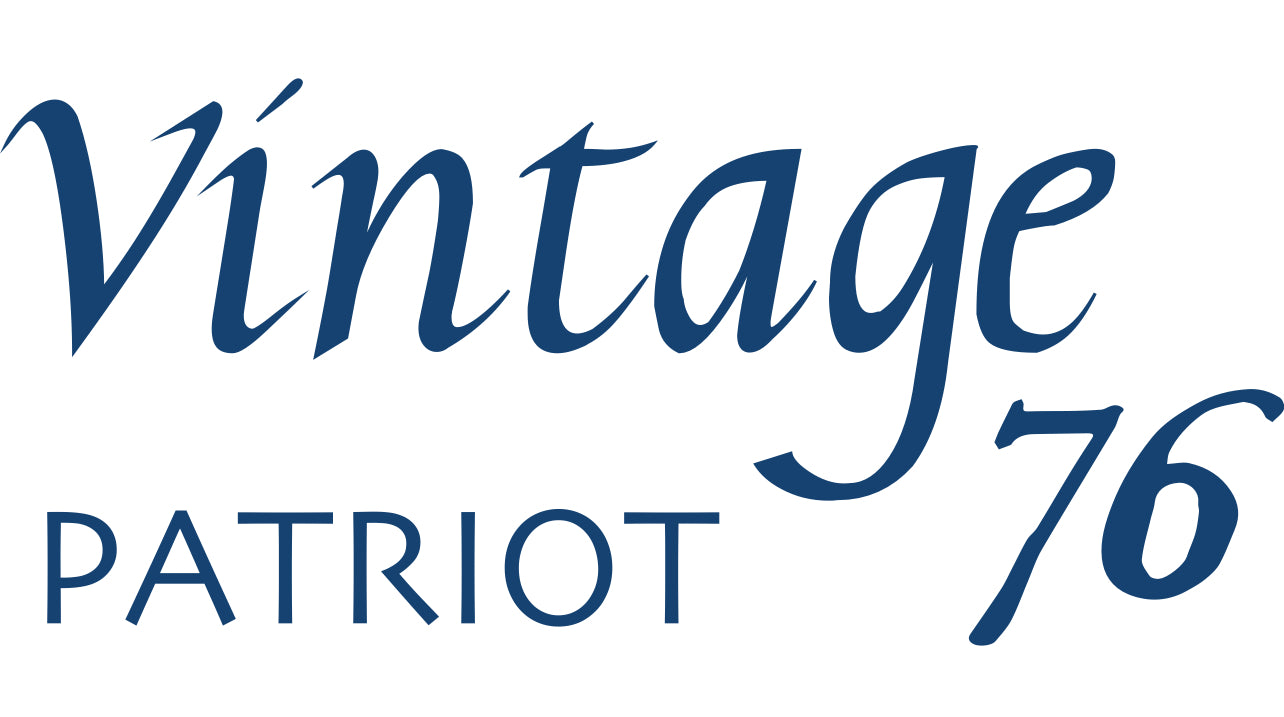 Vintage Patriot Script 76 Logo T-Shirt